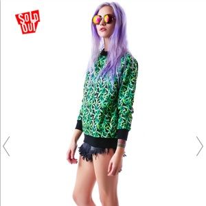 UNIF GRASS Weed JOINT Sweatshirt Top